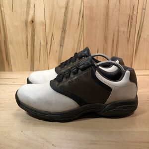 Men’s Footjoy 45516 Spiked Golf Shoes Size 10 Brown/White